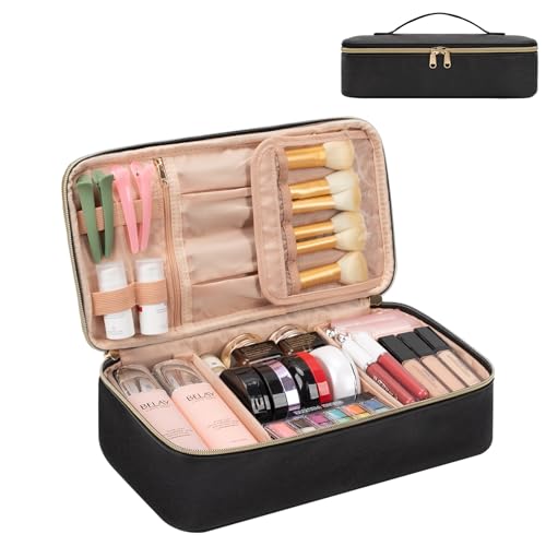 Ultimate Travel Makeup Bag: Stylish & Spacious!